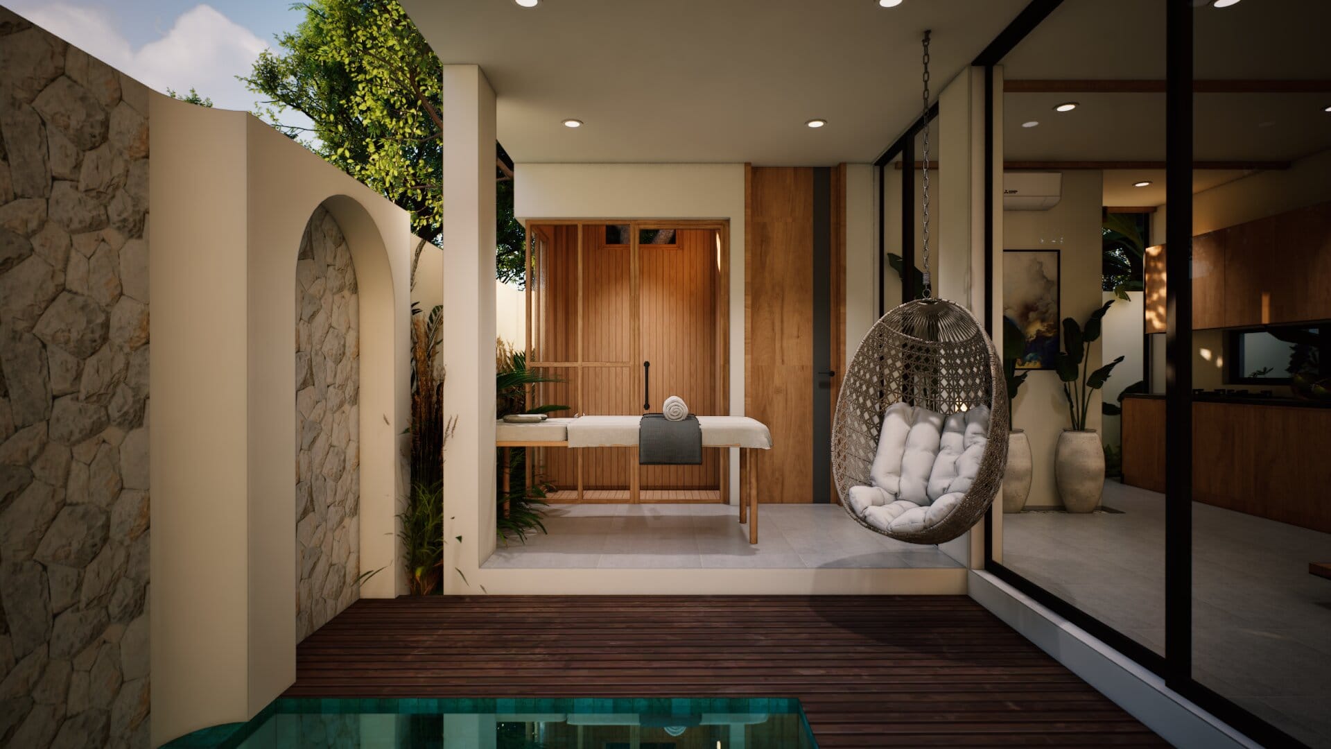 3. Massage Sauna Room