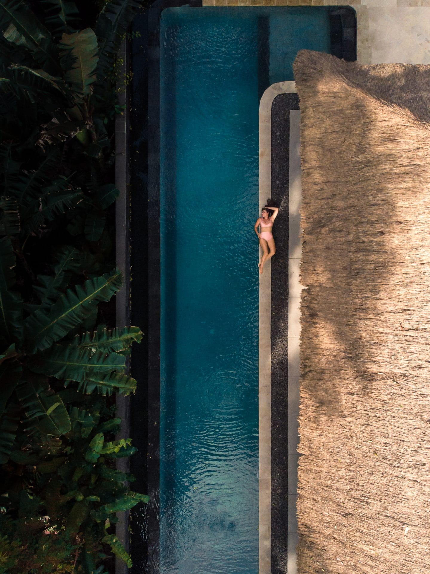 SJV1 drone shot of pool