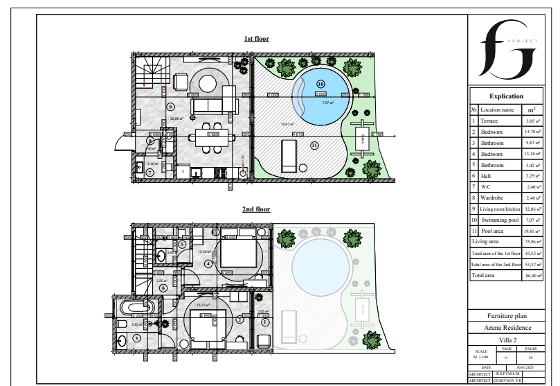 Villa Type 2 Plan
