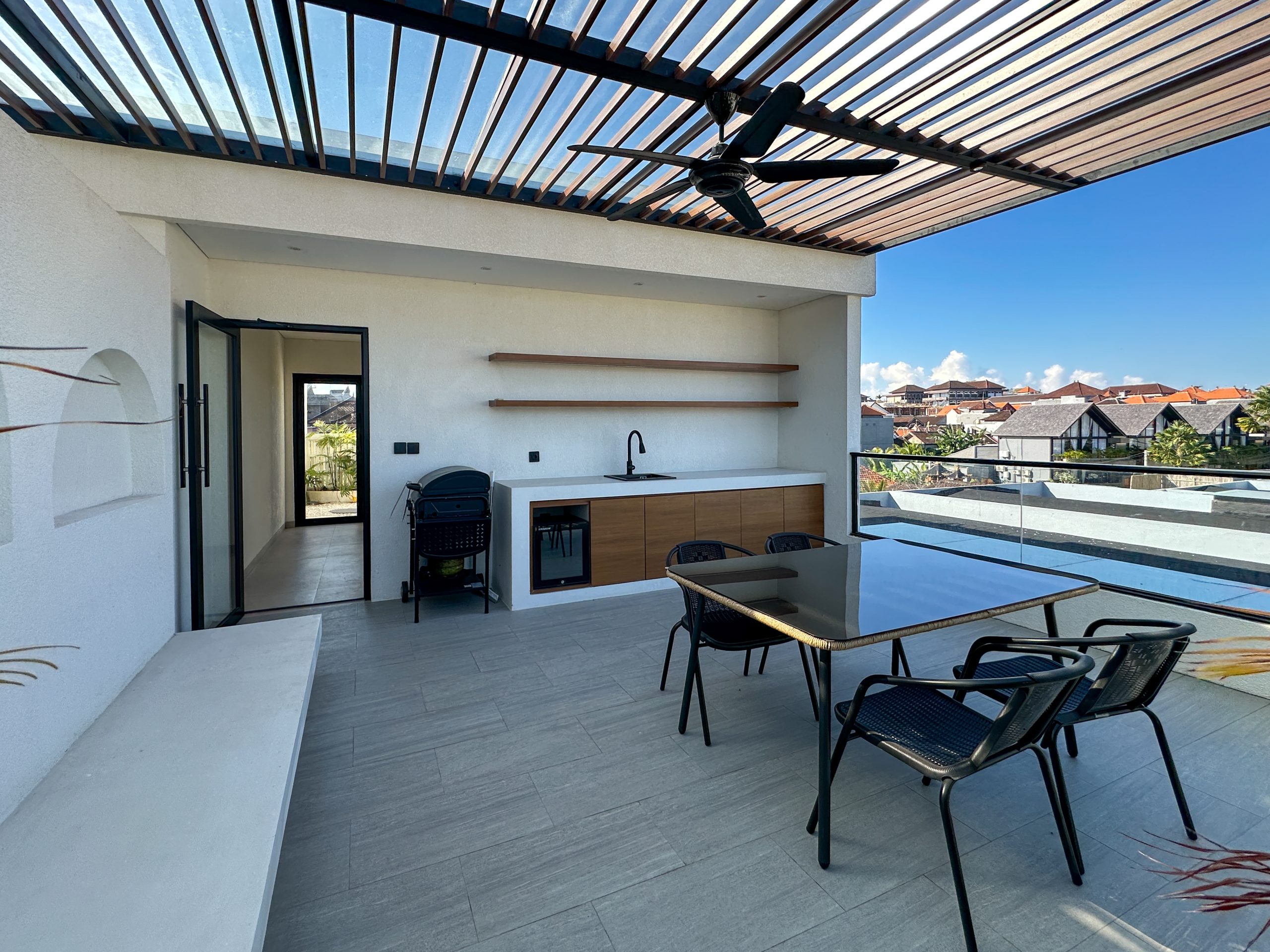 Modern Tropical 2BR Villa in Canggu with Rooftop & Private Pool