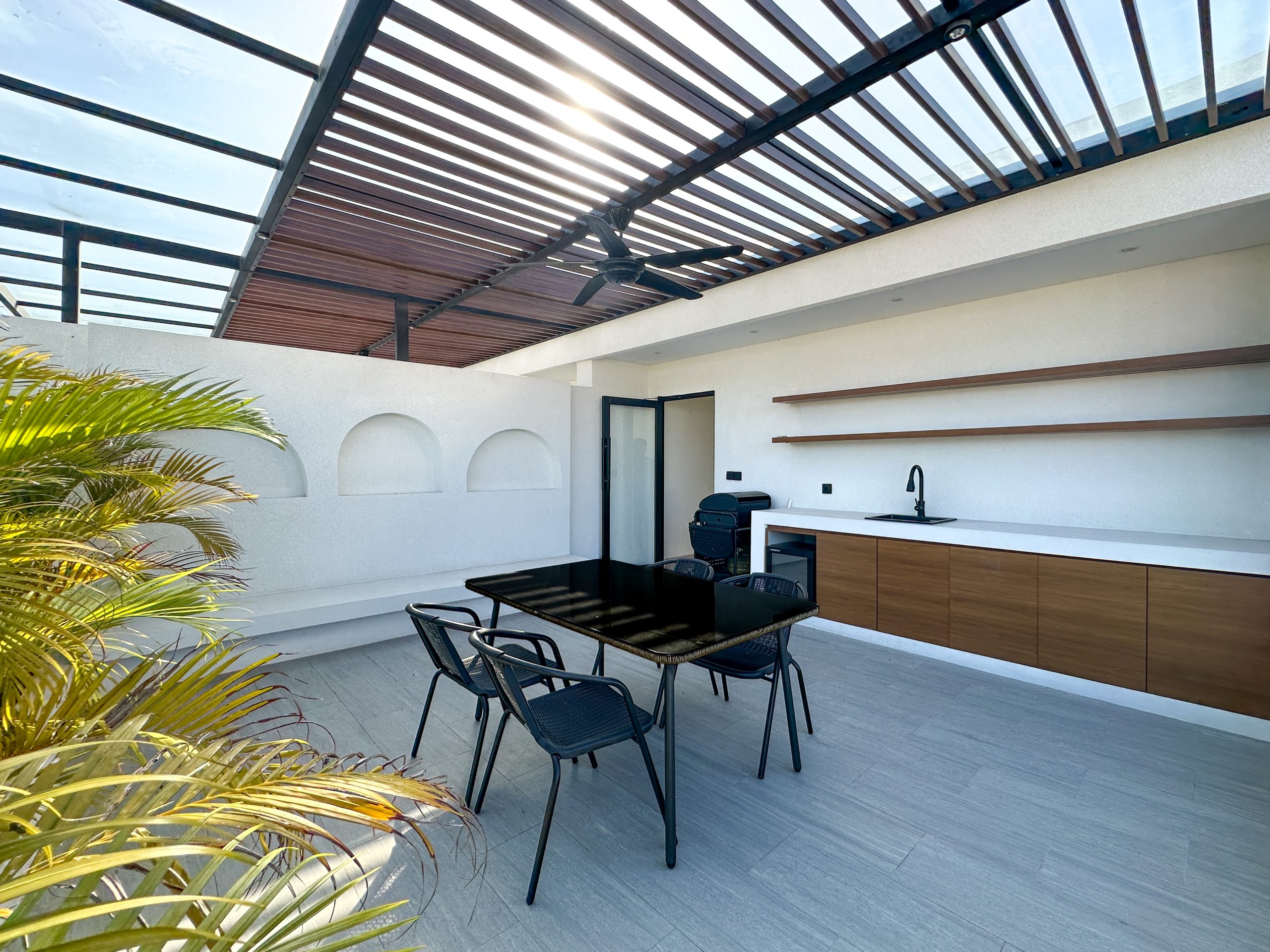 Modern Tropical 2BR Villa in Canggu with Rooftop & Private Pool