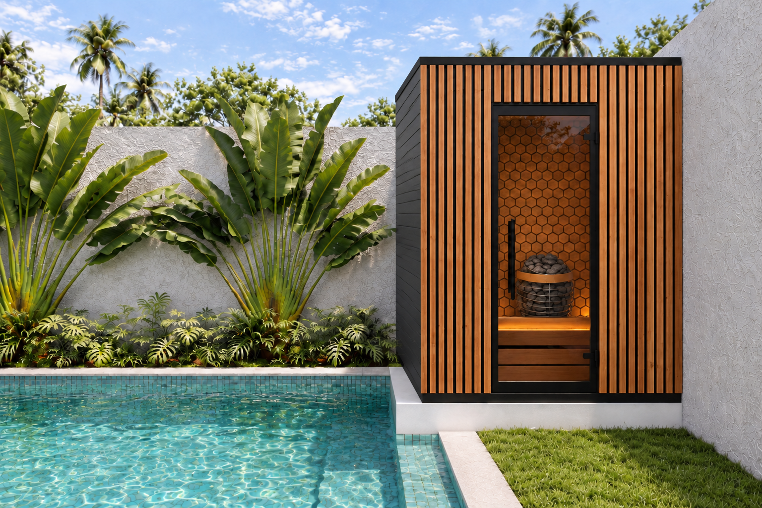 Modern Tropical Two Bedroom Villa in Padonan, Canggu